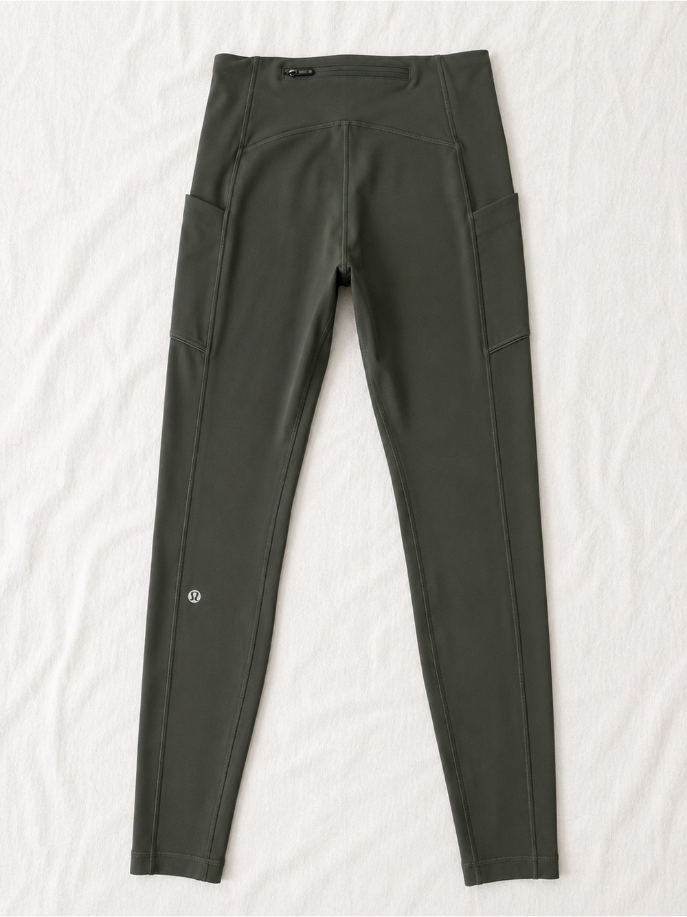 Lululemon Fast and Free Tight Dark Olive Size 6